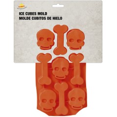 Moldes calaveras y huesos 12x22 cm-El Informal Halloween