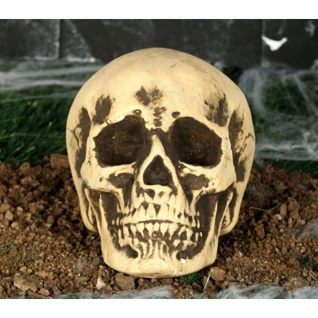 Calavera 22 cm craneo Foam decoracion halloween-El Informal Santander
