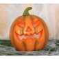 Calabaza con luz para halloween 24 cm en Foam
