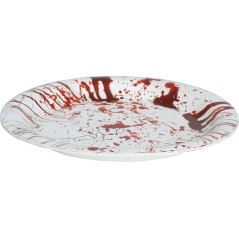 Platos halloween sangre 6 uds 23 cm-El Informal Santander