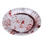Platos halloween sangre 6 uds 23 cm