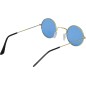 Gafas azules redondas hippie años 60