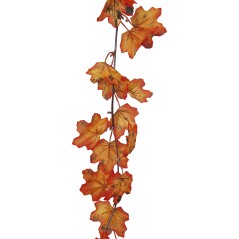 Guirnalda hojas naranjas 190 cm decoracion-El Informal Santander