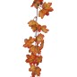 Guirnalda hojas naranjas 190 cm decoracion