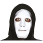 Careta blanca plastico terror para halloween