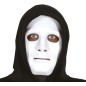 Careta blanca plastico terror para halloween