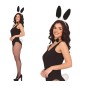 Conjunto conejita 3 piezas diadema cola pajarita