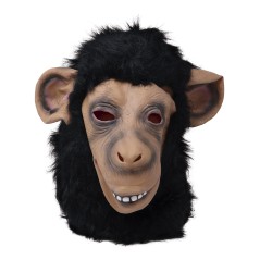 Careta chimpance con pelo mascara mono -El Informal