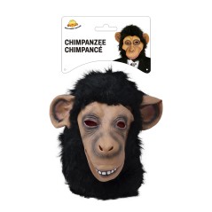 Careta chimpance con pelo mascara mono -El Informal