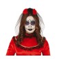 Diadema flores catrina infantil con velo