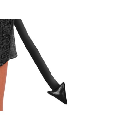 Cola de demonio negra 43 cm -El Informal Santander