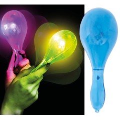 Maraca con luz led 15 cm colores surtidos 1 Ud-El Informal Santander