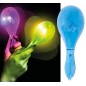 Maraca con luz led 15 cm colores surtidos 1 Ud