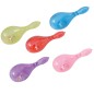 Maraca con luz led 15 cm colores surtidos 1 Ud