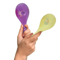 Maraca con luz led 15 cm colores surtidos 1 Ud-El Informal Santander