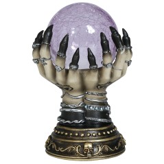 Bola bruja pitonisa en ceramica con luz-El Informal Halloween