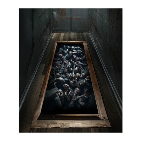 Adhesivo para el suelo o pared zombies 30x90 cm-El Informal Santander