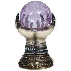 Bola bruja pitonisa en ceramica con luz-El Informal Halloween