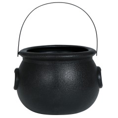 Caldero o olla de bruja para decoracion recogecaramelos-El Informal