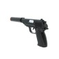 Pistola con silenciador 25 cm juguete