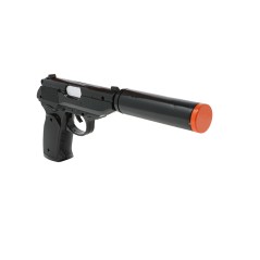 Pistola con silenciador 25 cm juguete-El Informal Santander