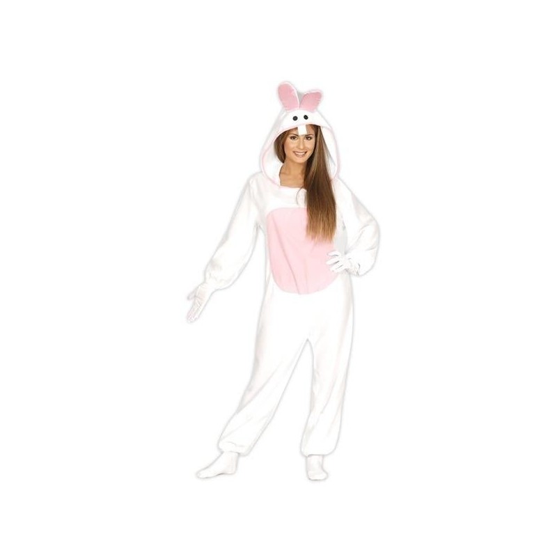 Disfraz conejito blanco talla L mujer  pijama