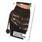 Pañuelo zingara negro con monedas