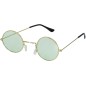 Gafas verdes redondas hippie