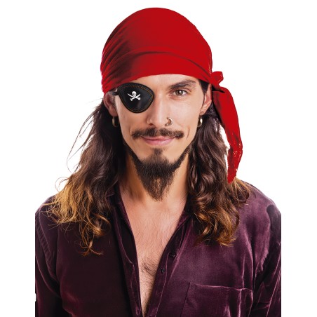 Pañuelo pirata rojo