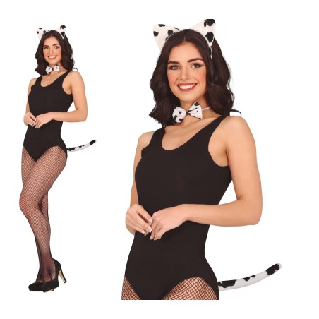 Conjunto dalmata 3 piezas diadema cola pajarita-El Informal Santander