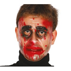 Careta transparente hombre con sangre -El Informal Santander
