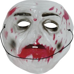 Careta transparente hombre con sangre -El Informal Santander