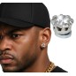 Pendientes brillantes con iman 2 uds