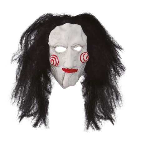Mascara marioneta con pelo parecida a SAW