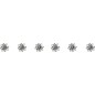 Pendientes brillantes con iman 2 uds