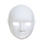Careta blanca para decorar en papel mache