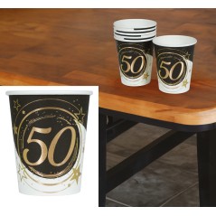 Vasos 50 cumpleaños 6 uds 9 cm-El Informal Santander