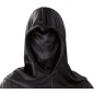 Careta sin rostro capucha negra tela halloween