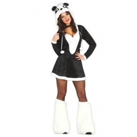 Disfraz oso panda para mujer varias tallas  vestido