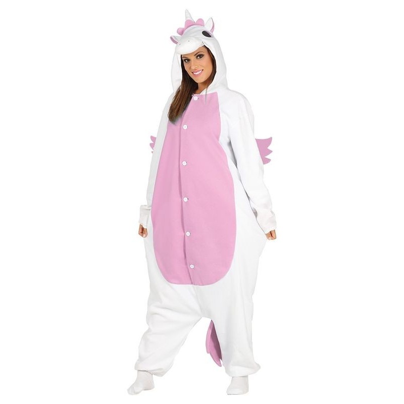 Disfraz unicornio rosa pijama para mujer talla L 42-43