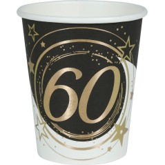 Vasos 60 cumpleaños 6 uds 9 cm-El Informal Santander