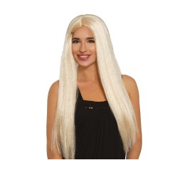Peluca lisa rubia