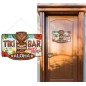 Cartel Tiki Bar fiesta Hawaiana 25x35 cm