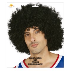 Peluca rizada afro grande
