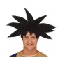 Peluca goku negra deluxe