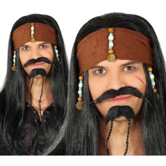 Peluca pirata Jack Sparrow pirata del caribe-El Informal Santander