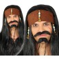 Peluca pirata Jack Sparrow pirata del caribe