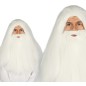 Peluca y barba blanca mago