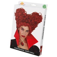 Peluca reina de corazones