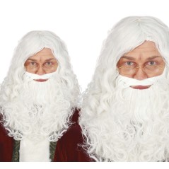 Peluca con barba Papa Noel extra para adulto-El Informal Santander
